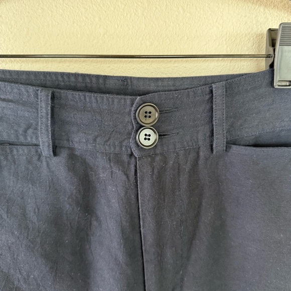 APIECE APART Classic Merida High Waist Wide Leg Pant Navy Business Casual Size 8 - Picture 7 of 15